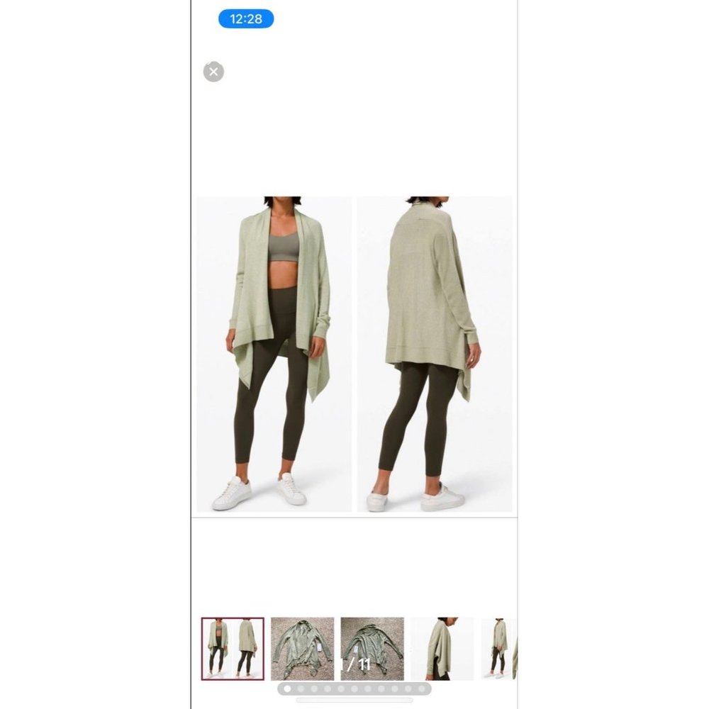 Lululemon size xs small Cashlu Knit Wrap Sweater Cardigan